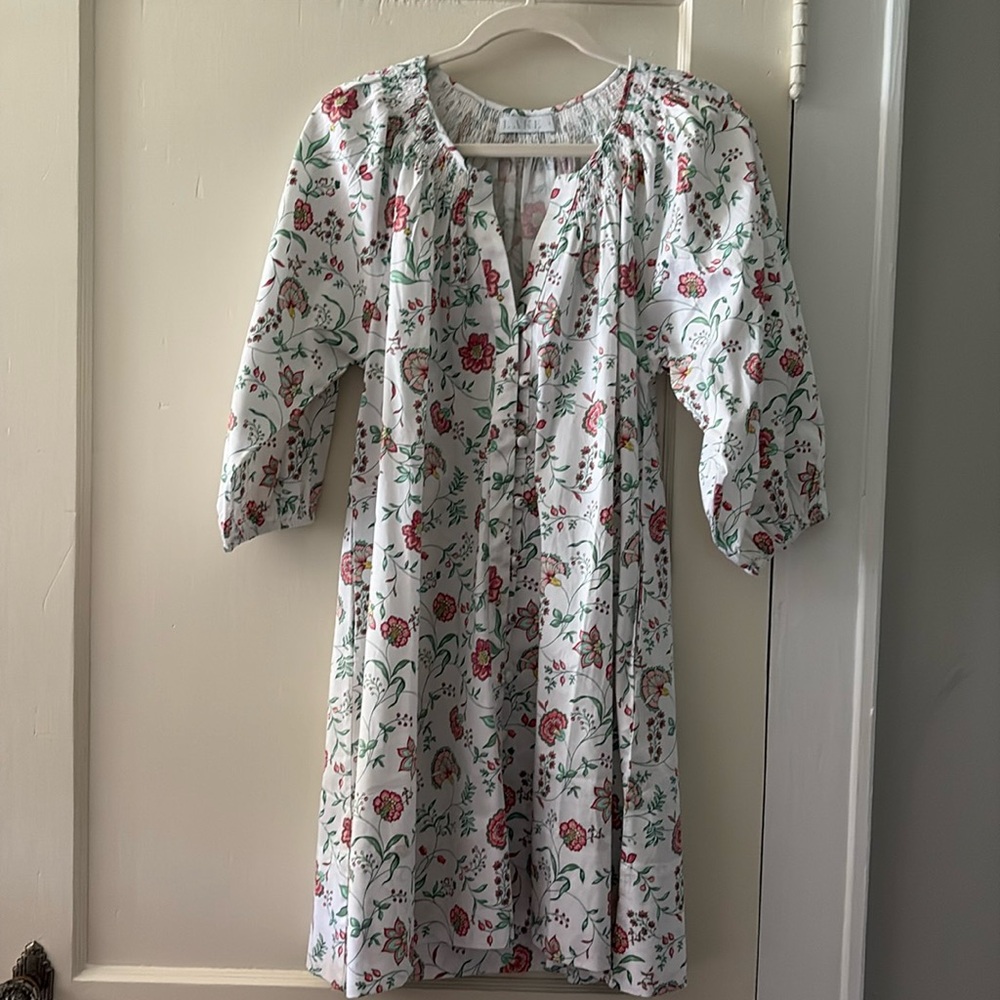 Lake Hammock Shirt Dress in Garden Vine